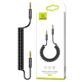 usams-adapter-spring-audio-jack-35mm-35mm-12m-czarny-black-sj256yp01-us