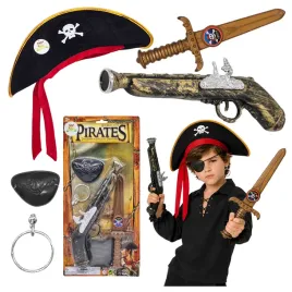 duzy-zestaw-pirata-zabawka-dla-dzieci-czapka-pistolet-opaska-miecz-kolczyk