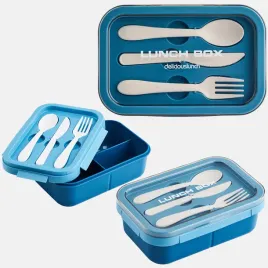 sniadaniowka-lunchbox-pojemnik-na-jedzenie-przegrodki-sztucce-niebieski