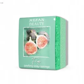 gabka-myjaco-peelingujaca-delikatny-peeling-skory-do-kapieli-figa-refan-75g