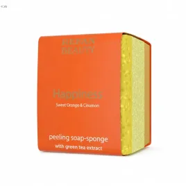 gabka-peelingujaca-z-mydlem-2w1-pomarancza-cynamon-happiness-refan-75-g