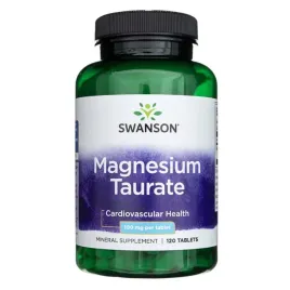 magnez-taurynian-magnezu-swanson-serce-krazenie-magnesium-taurate-120-tabl