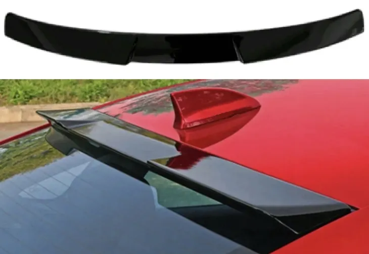 DOKŁADKA SPOJLER LOTKA AUDI A4 B8 RS STYLE ROOF SPOILER CZARNY POŁYSK