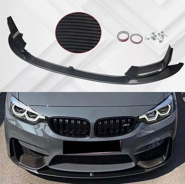 DOKŁADKA ZDERZAKA SPLITTER PRZÓD PRZEDNI BMW M3 F80 F83 M4 F82 CARBON