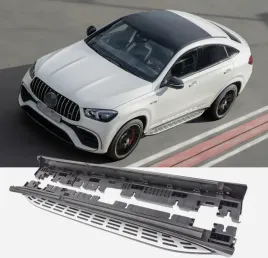 stopnie-progi-boczne-mercedes-gle-c167-chrom