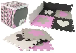 mata-edukacyjna-piankowa-eva-puzzle-dla-niemowlat-szaro-rozowe-25-el