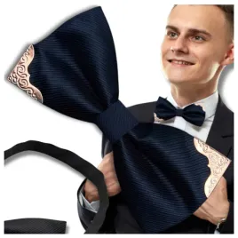 granatowa-muszka-meska-regulowana-mucha-elegancka-ze-zlotym-zdobieniem