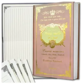 rozowy-notes-notatnik-linia-160-kartek-zdobiona-twarda-okladka-a5-planer