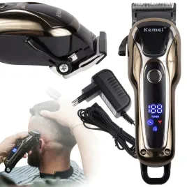bezprzewodowa-maszynka-do-wlosow-kemei-km-1990-barber-usb-2000mah-4-nasadki