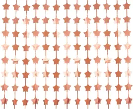 kurtyna-dekoracyjna-tlo-zaslona-na-drzwi-sciane-gwiazdki-rosegold-200-cm