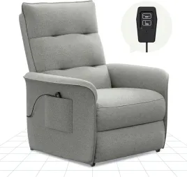 fotel-relaksacyjny-elektryczny-flexispot-x1-105-155-podnozek-140kg-szary