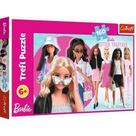 puzzle-160-barbie-i-jej-swiat-trefl