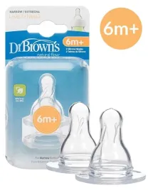dr-brown-s-smoczek-do-butelki-waski-poziom-3-6m-smoczki-2-szt-do-butelek
