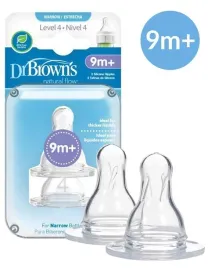 dr-brown-s-smoczek-do-butelki-waski-poziom-4-9m