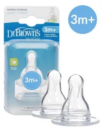 dr-brown-s-smoczek-do-butelki-waski-poziom-2-3m