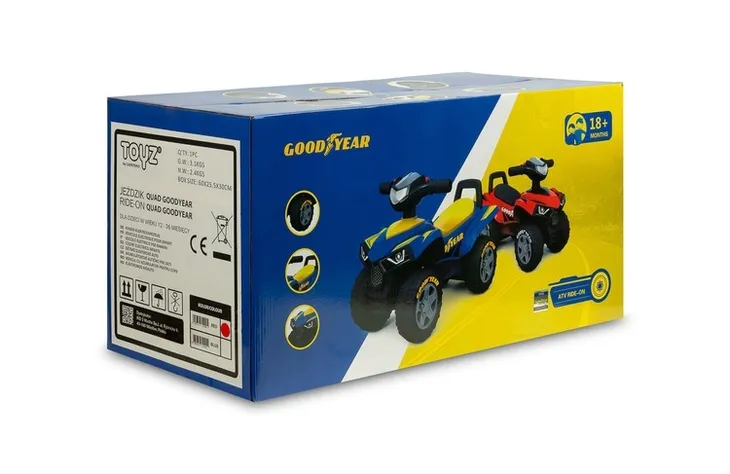 jezdzik-quad-goodyear-blue-stan-nowy-wiek-dziecka-12-m