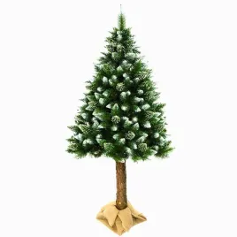 choinka-sztuczna-180-cm-sosnowa-diamentowa-osniezona-na-sosnowym-pniu