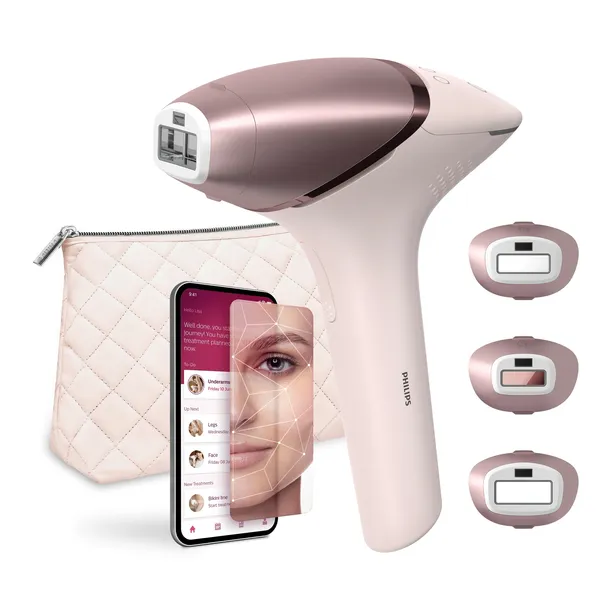Depilator IPL Philips Lumea 9900 BRI977 z 4 nasadkami