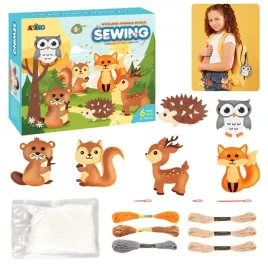 zestaw-kreatywny-wyszywanki-filcowe-zwierzatka-lesne-6szt