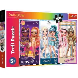 puzzle-100-teczowe-laleczki-rainbow-high-trefl-16444