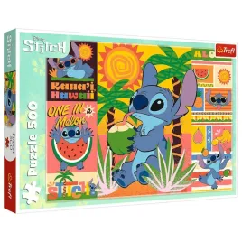 puzzle-500-wakacje-ze-stichem-disney-lilo-i-stitch-trefl-37483