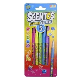 dlugopisy-pachnace-zelowe-neon-5szt