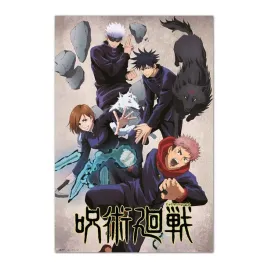 plakat-jujutsu-kaisen-magia-i-dynamika-w-twoim-wnetrzu