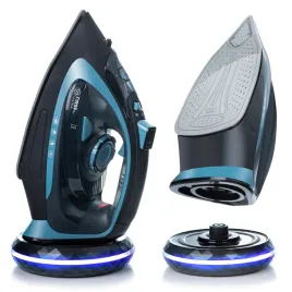 zelazko-bezprzewodowe-parowe-led-2400w-ceramiczna-plyta-52-otwory-2w1