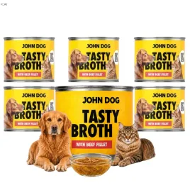 przysmak-john-dog-tasty-broth-zupa-dla-kota-i-psa-wolowina-puszka-6x140g
