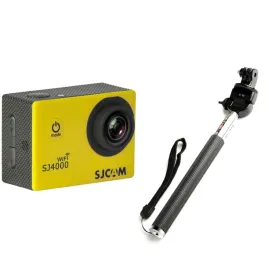 kamera-sportowa-sjcam-sj4000-wi-fi-full-hd-zolta-z-monopodem