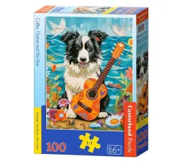 puzzle-100-b-111268-collie-guitar-and-the-sea