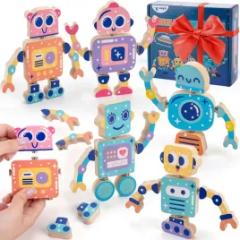 zabawka-drewniana-robot-klocki-budowanie-28-szt-ruchome-zawiasy-od-3-lat