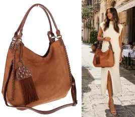 torebka-damska-zamszowa-worek-shopper-na-ramie-listonoszka-mc790-brazowa