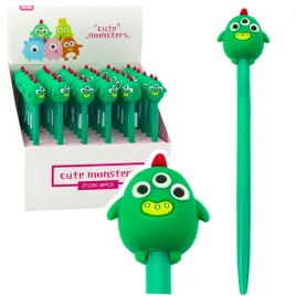 dlugopis-zelowy-zielony-stworek-niebieski-tusz-17cm-0-5mm