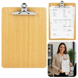 drewniana-podkladka-deska-do-pisania-z-klipsem-clipboard-a4