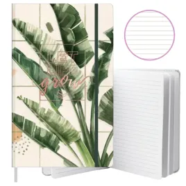notatnik-zeszyt-planner-w-linie-liscie-bananowca-gumka-a5-80-kartek