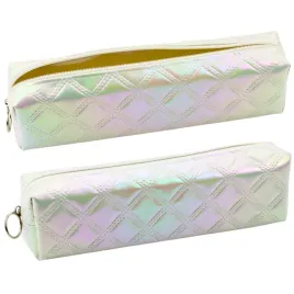 piornik-szkolny-organizer-tloczony-wzor-bialy-perlowy-21x6cm