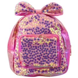 plecak-dzieciecy-z-cekinami-w-kwiatki-kokarda-rozowy-22cm-28l