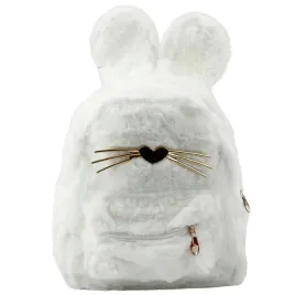 plecak-dzieciecy-futrzany-pluszowy-uszy-nos-wasy-krolika-bialy-3l-22cm