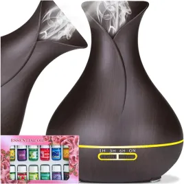 nawilzacz-memflow-dark-wood-400-ml-aromaterapia-led-i-timer-1-3-lub-6-h