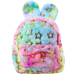 pluszowy-plecak-uszy-zlote-gwiazdki-dzieciecy-kolorowy-24cm