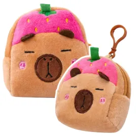 portfelik-pluszowy-z-brelokiem-kapibara-truskawka-rozowa-95-x-8-cm