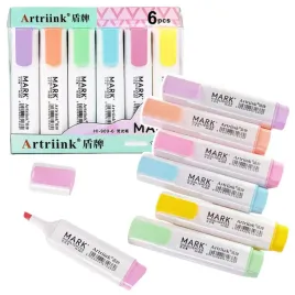 zestaw-markery-zakreslacze-szkolne-biurowe-pastelowe-6szt