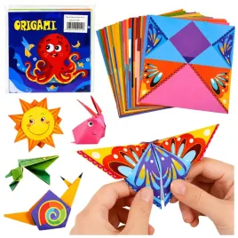 zestaw-do-origami-papier-kolorowy-ksiazeczka-instruktazowa-100-arkuszy