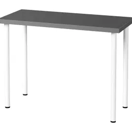 biurko-ikea-linnmon-adils-100x45-ciemnoszary-bialy-stol