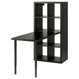 kallax-linnmon-biurko-czarny-czarnybraz-77x139x147-cm