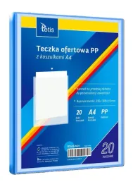 teczka-ofertowa-a4-pp-20-koszulek-niebieska
