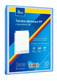 teczka-ofertowa-a4-pp-10-koszulek-niebieska