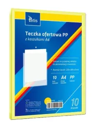 teczka-ofertowa-a4-pp-10-koszulek-zolta