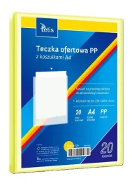 teczka-ofertowa-a4-pp-20-koszulek-zolta